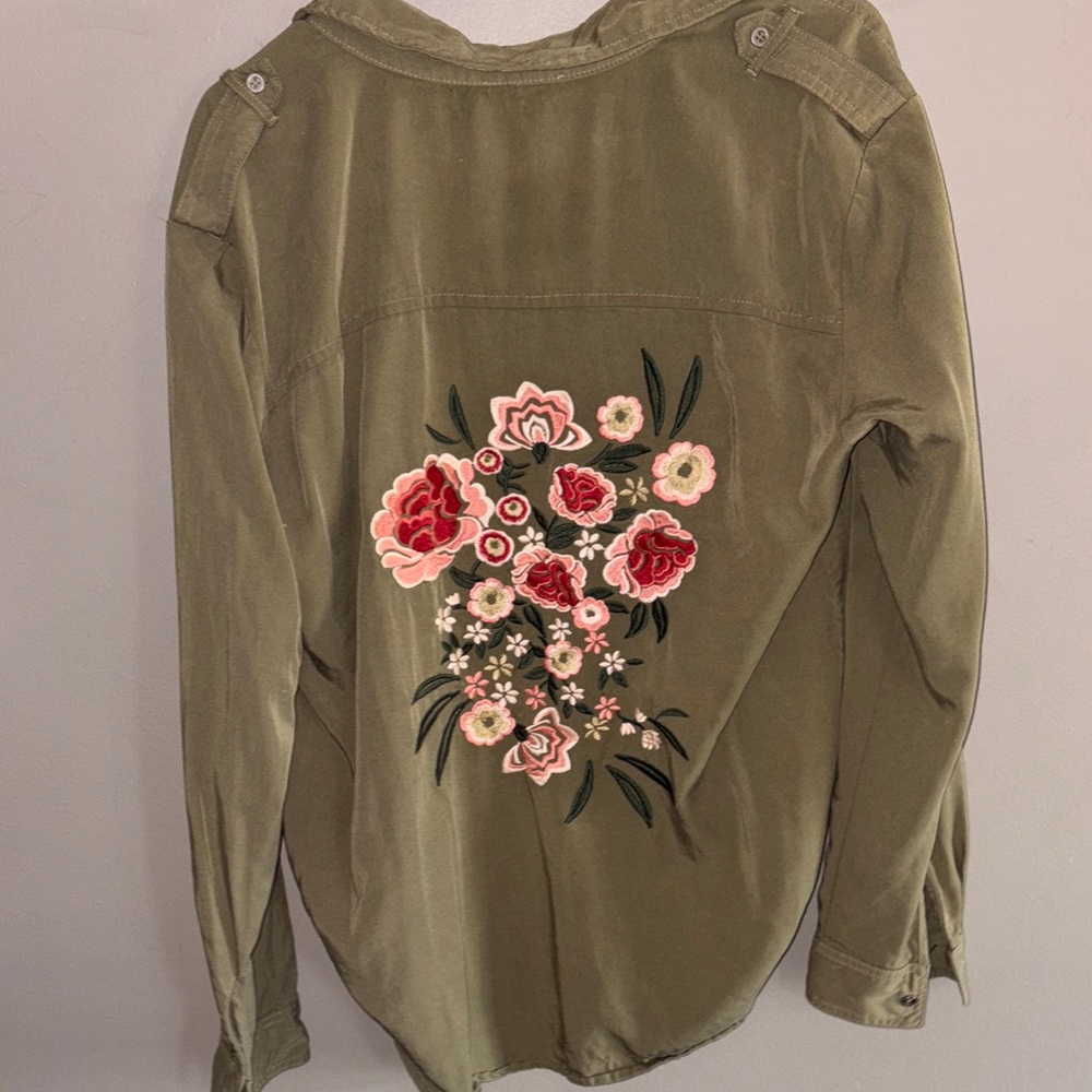 Hummingbird womens top|buttons|patchwork#grunge#essential#western#hippie#layers